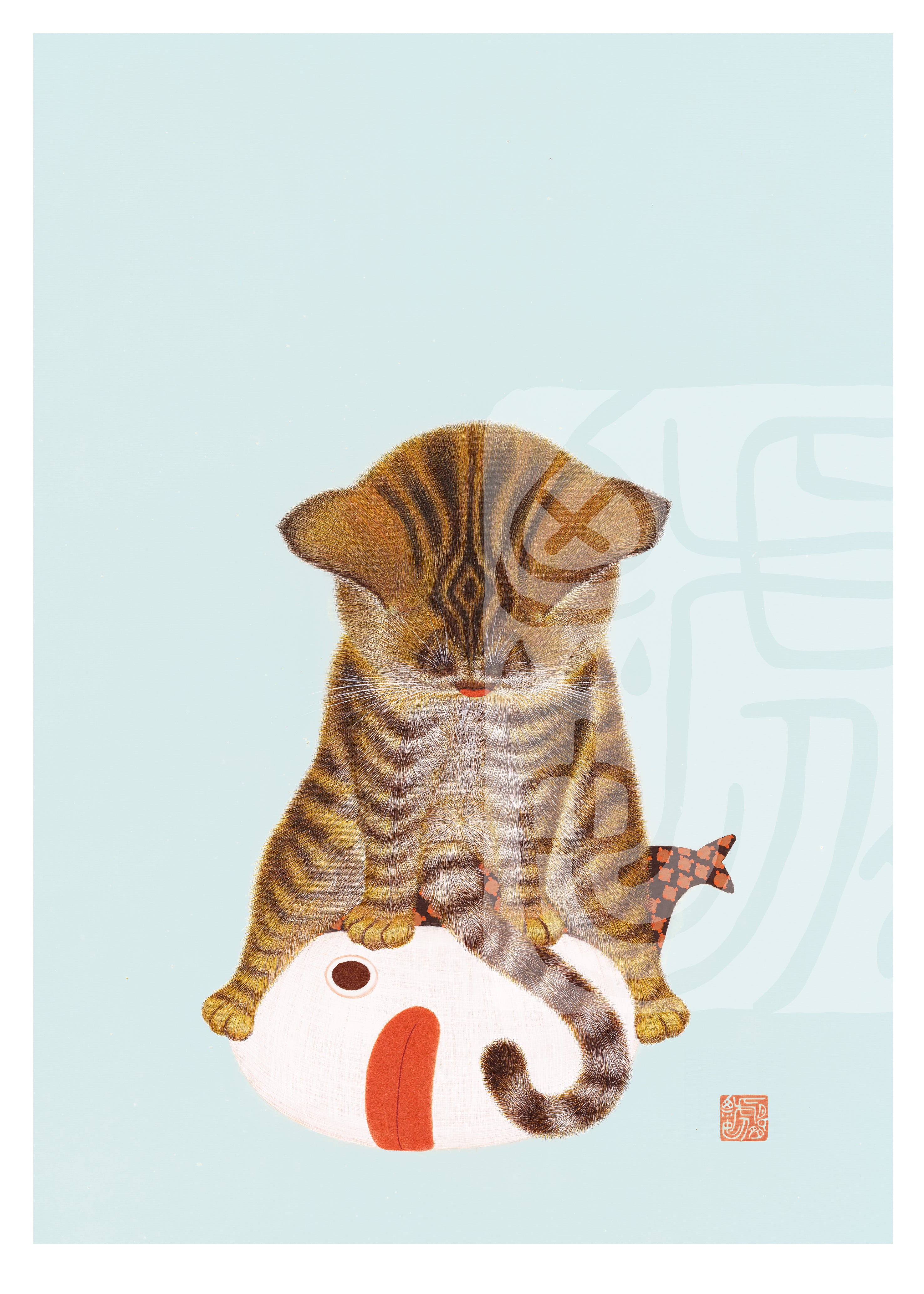 006. Limited Edition of Cat Art Print_Hongdo_1_(1–60) 1st release
